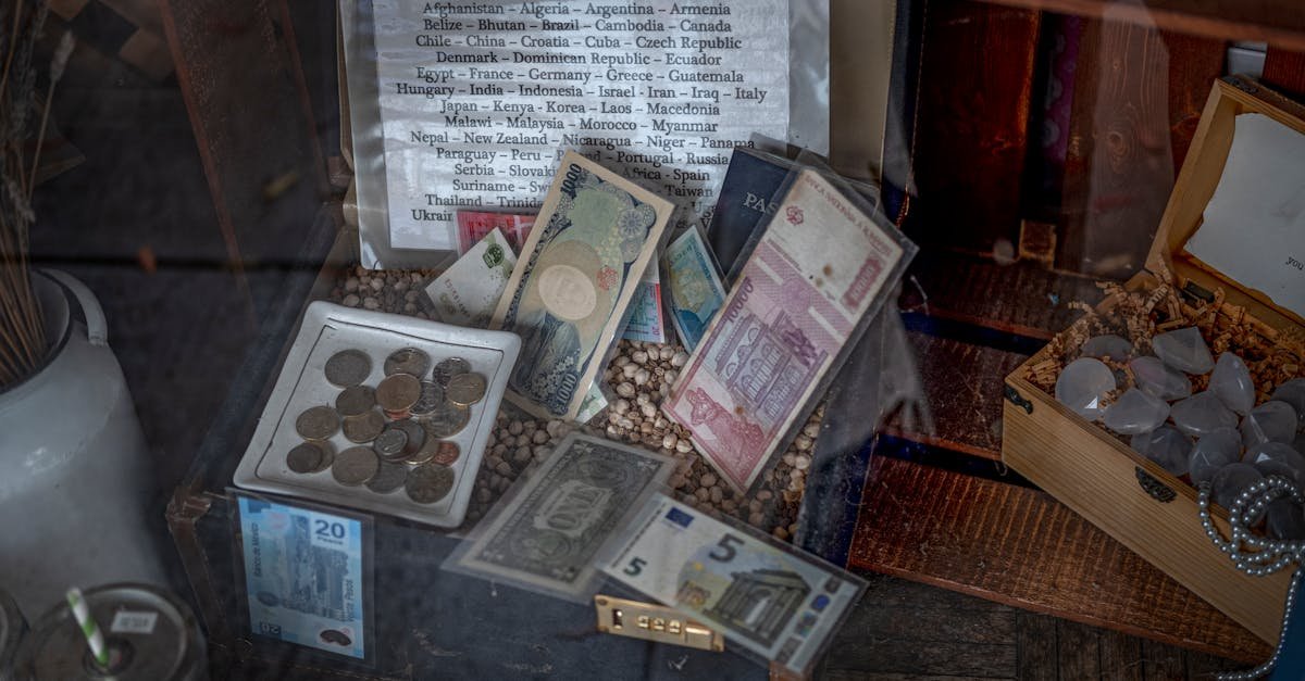 World map with currency symbols showing global coin market connections